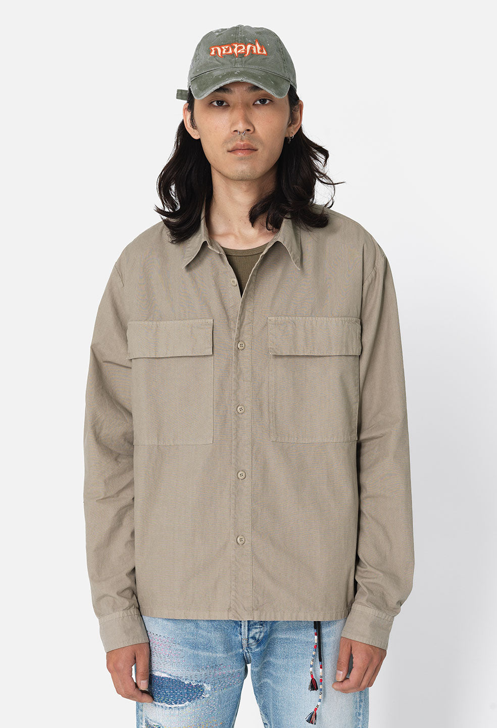 JOHNELLIOTT COTTON HIMALAYAN WORKSHIRT1s