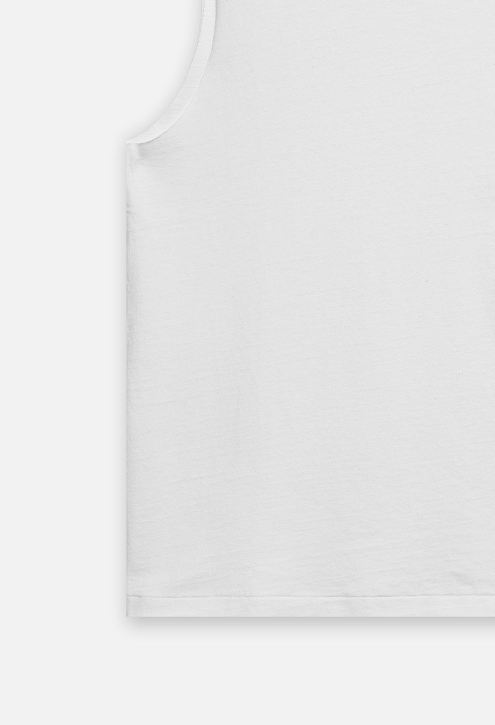 Air Spun Campus Cut-Off Tee / White