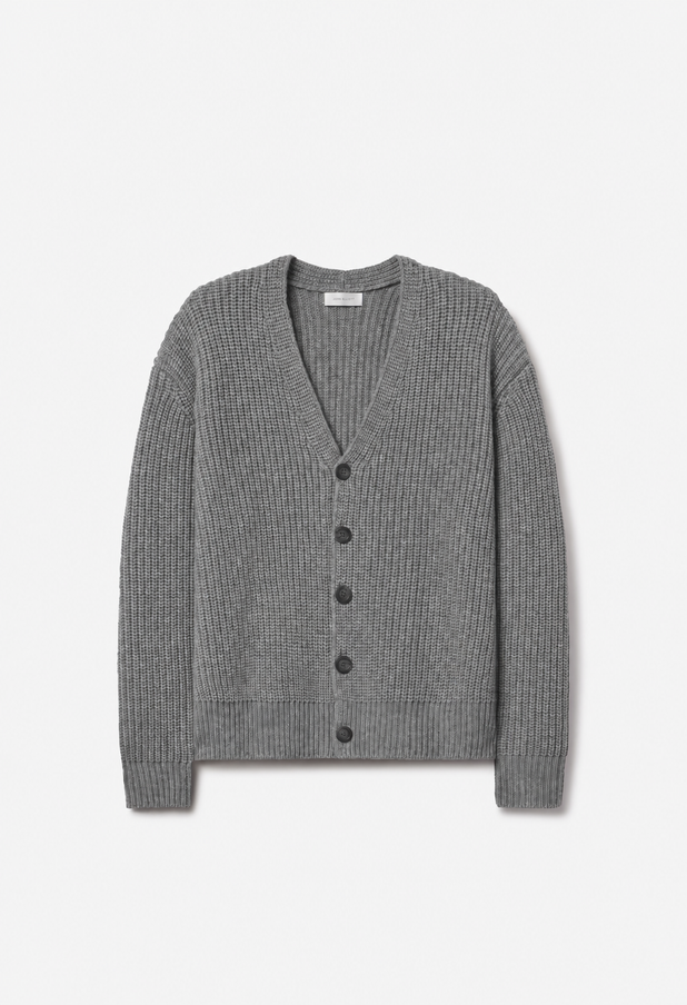 Capri Cashmere Cardigan / Grey