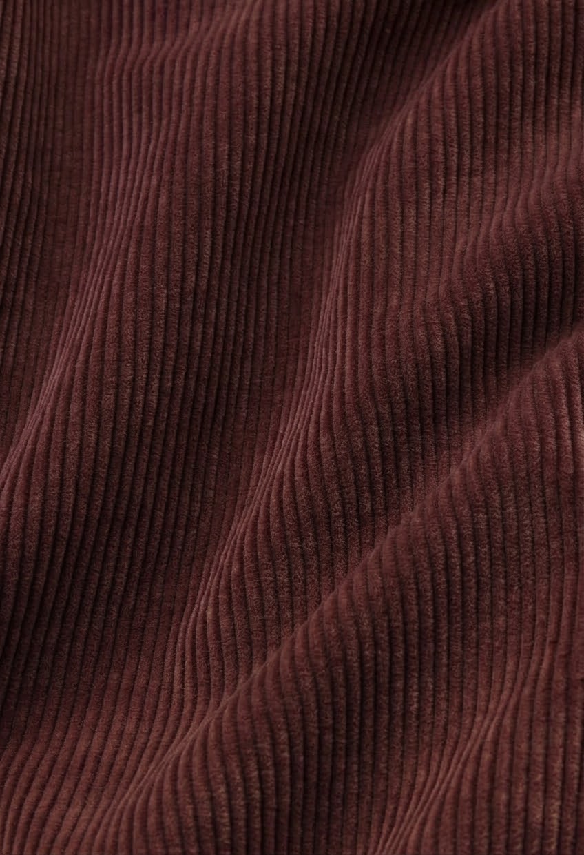 Corduroy Puffer Jacket / Oxblood