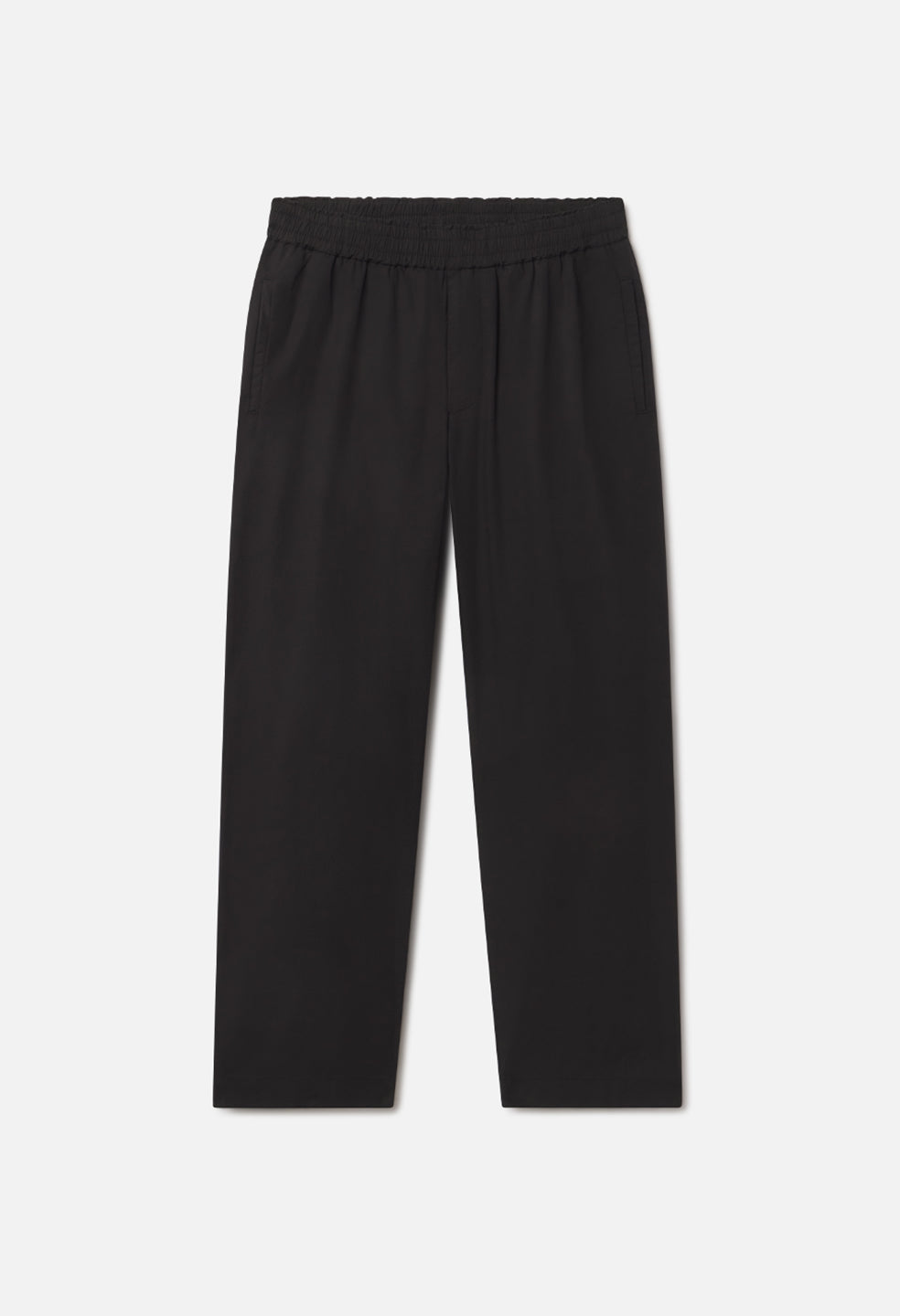 Cotton Easy Trouser / Black