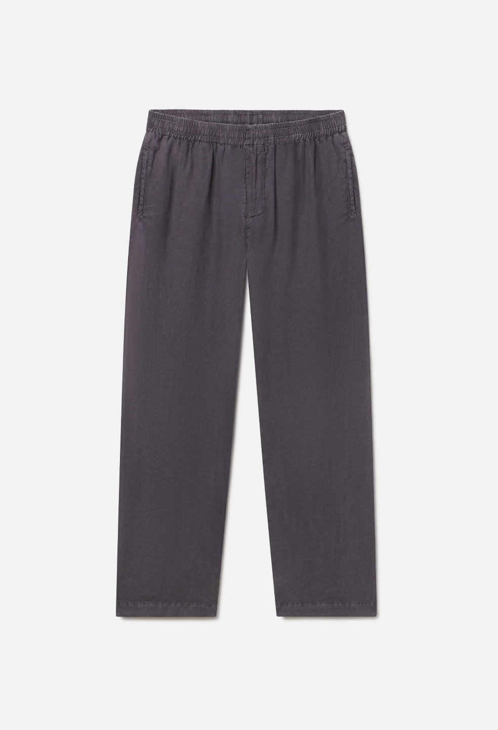Nigril Linen Easy Trouser / Washed Black