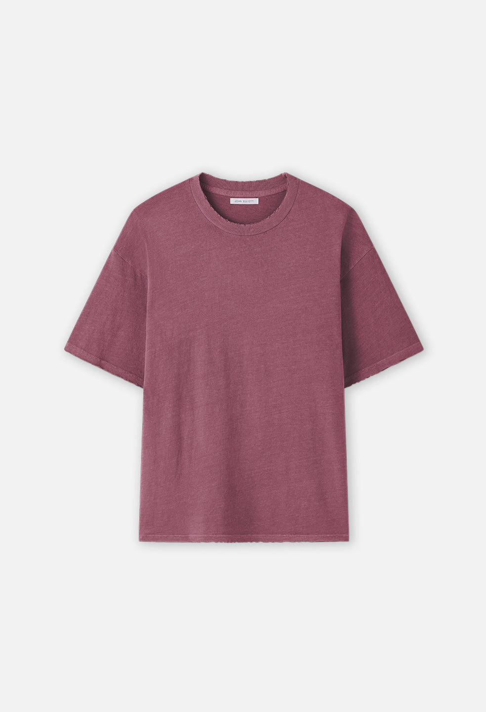 Folsom Cropped Tee / Washed Oxblood
