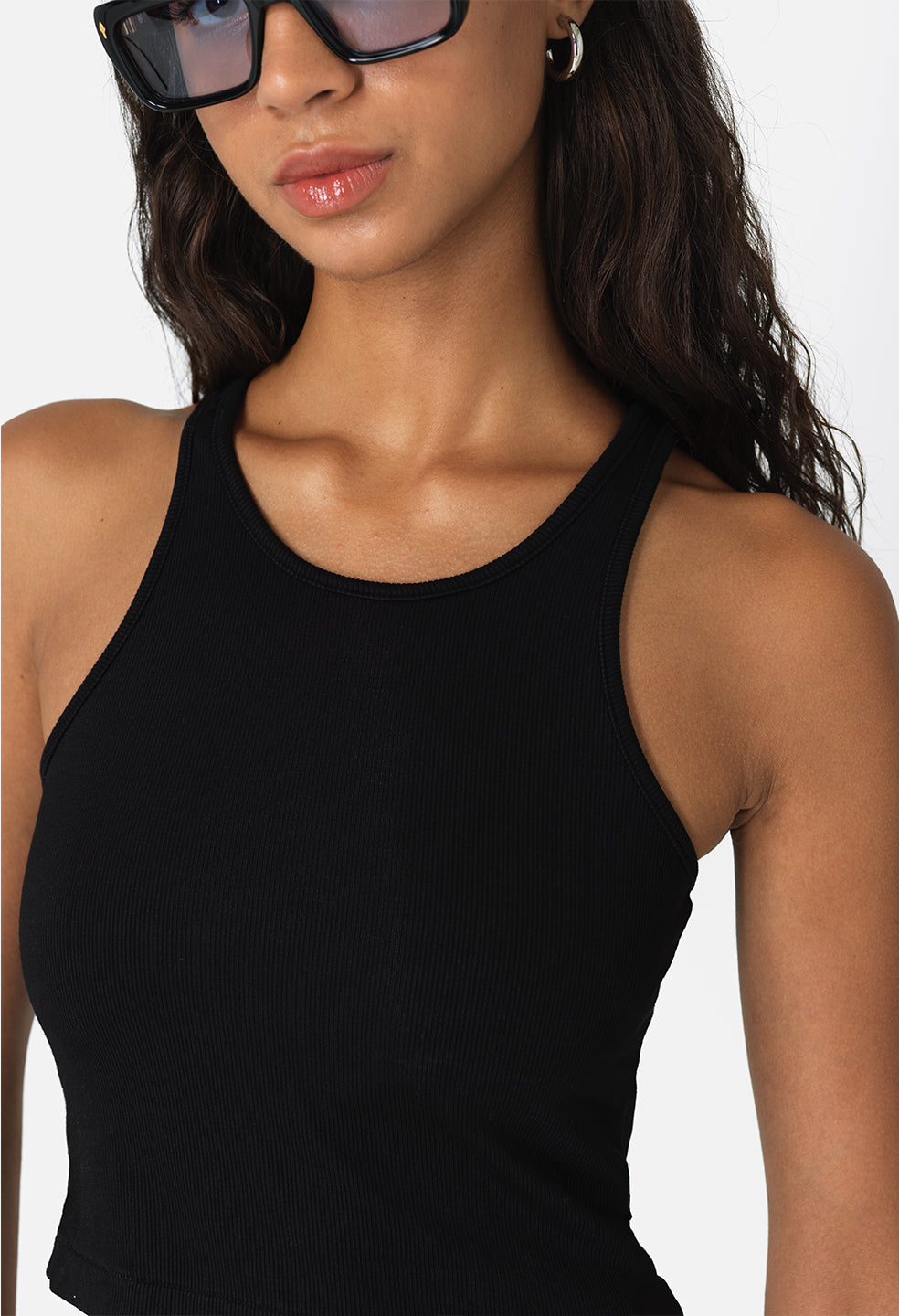 Lilybod Harmony Ribbed Tank Top - Charcoal – Echelon Fit US