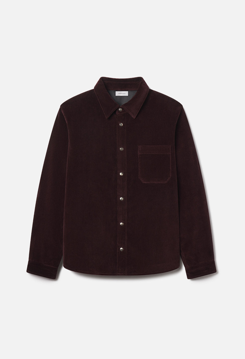 Corduroy Padded Overshirt / Oxblood