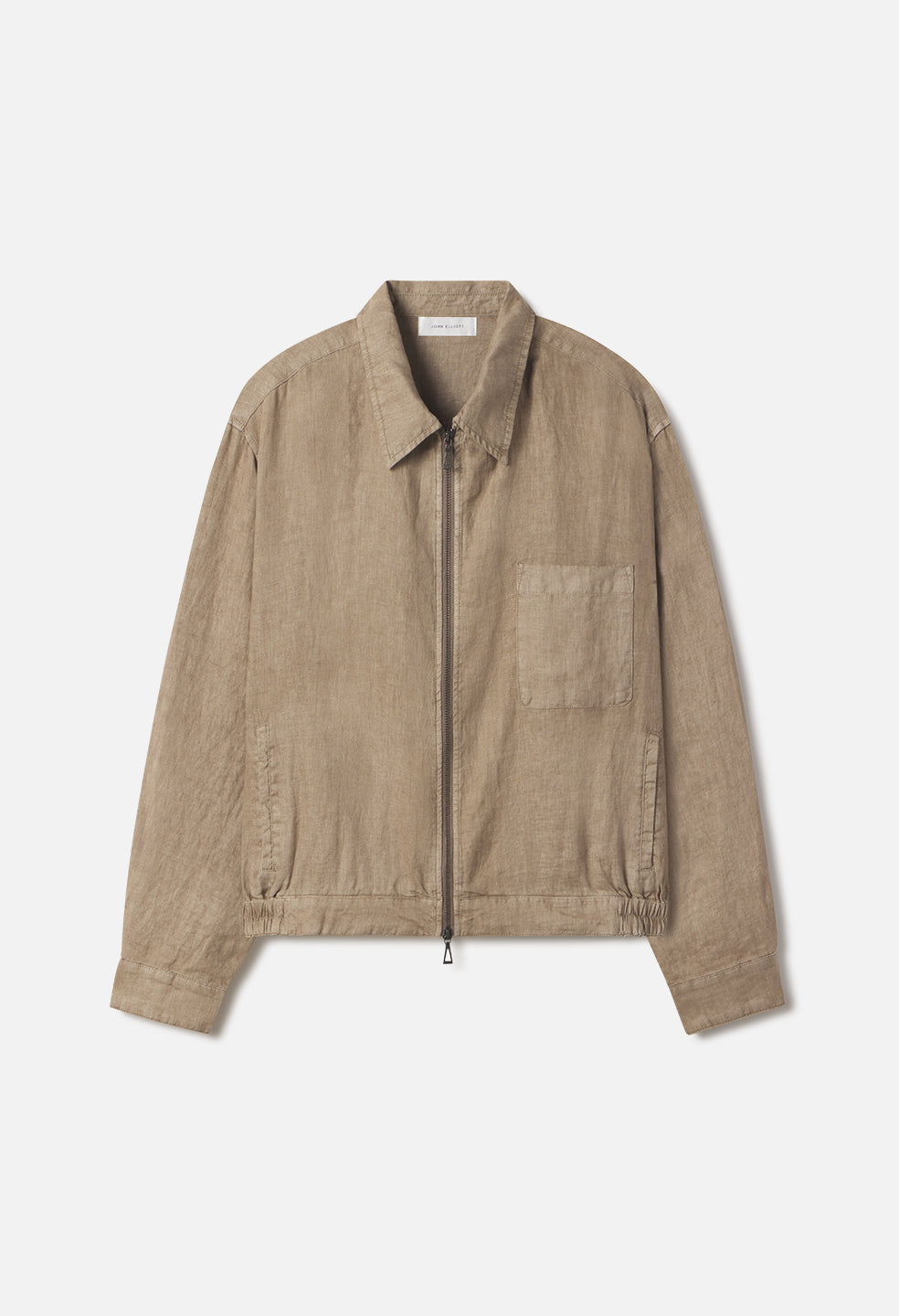 Nigril Linen Zip Jacket / Washed Drift