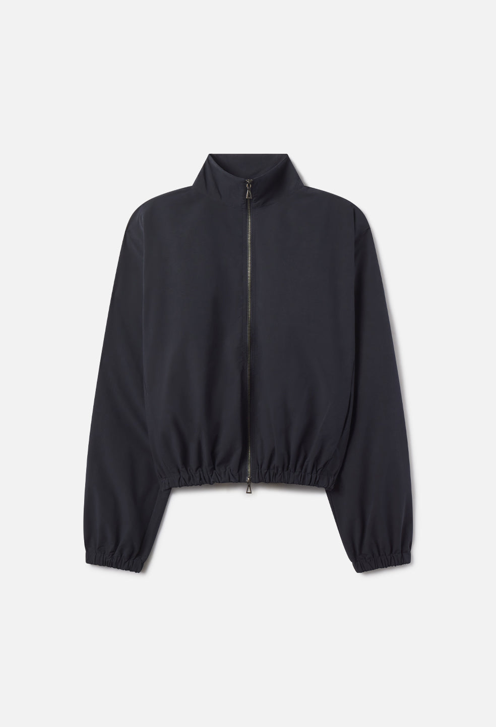 Vero Brushed Nylon Zip Jacket / Dark Navy
