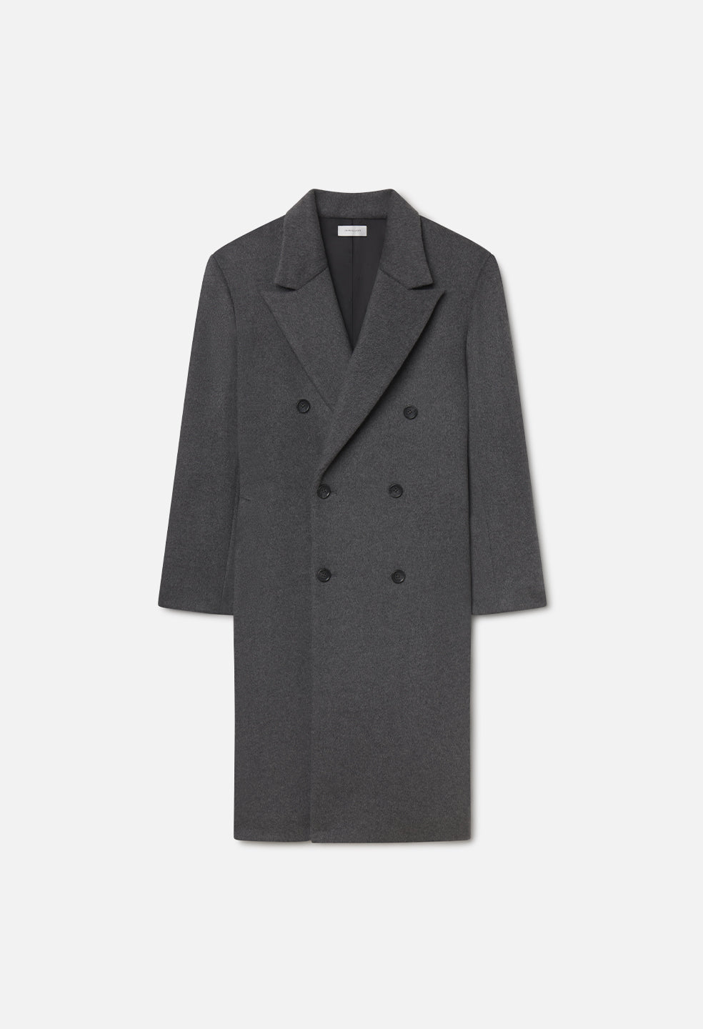 Silk Wool Overcoat / Grey