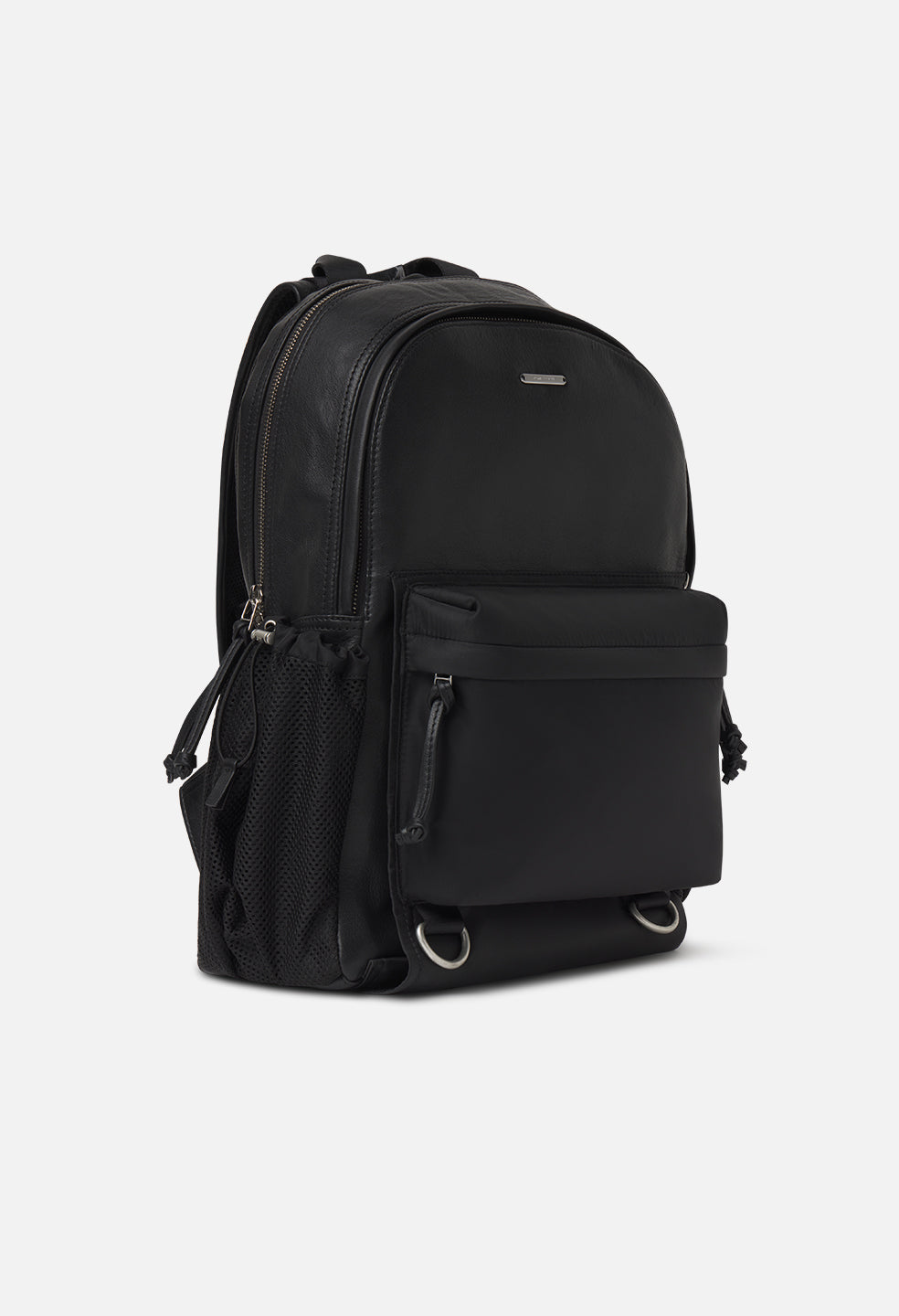 Leather Modular Backpack / Black