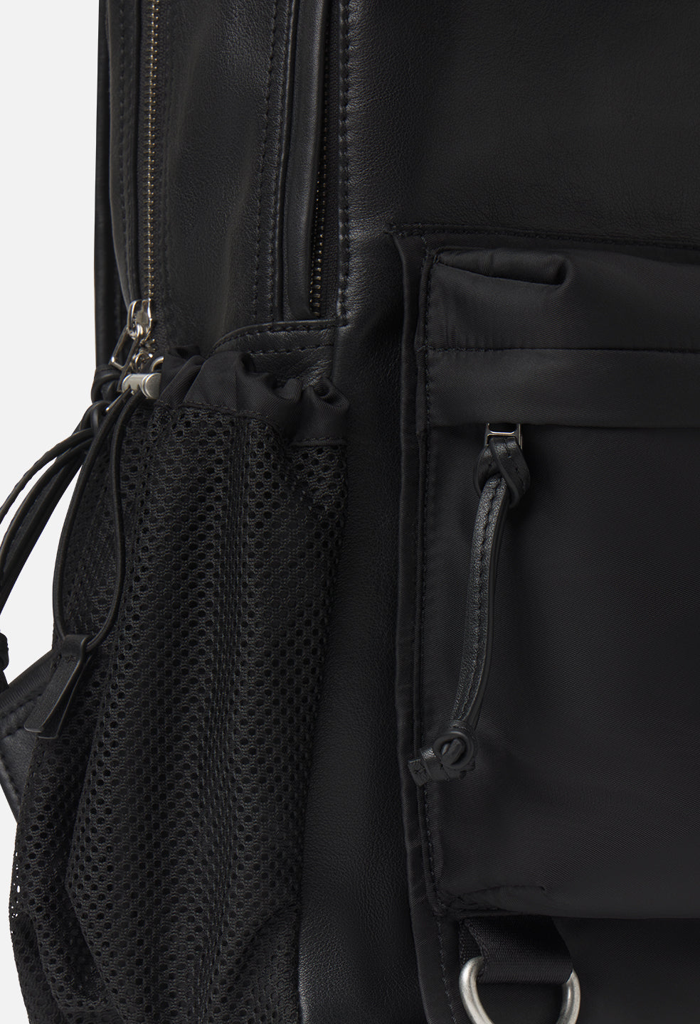 Leather Modular Backpack / Black