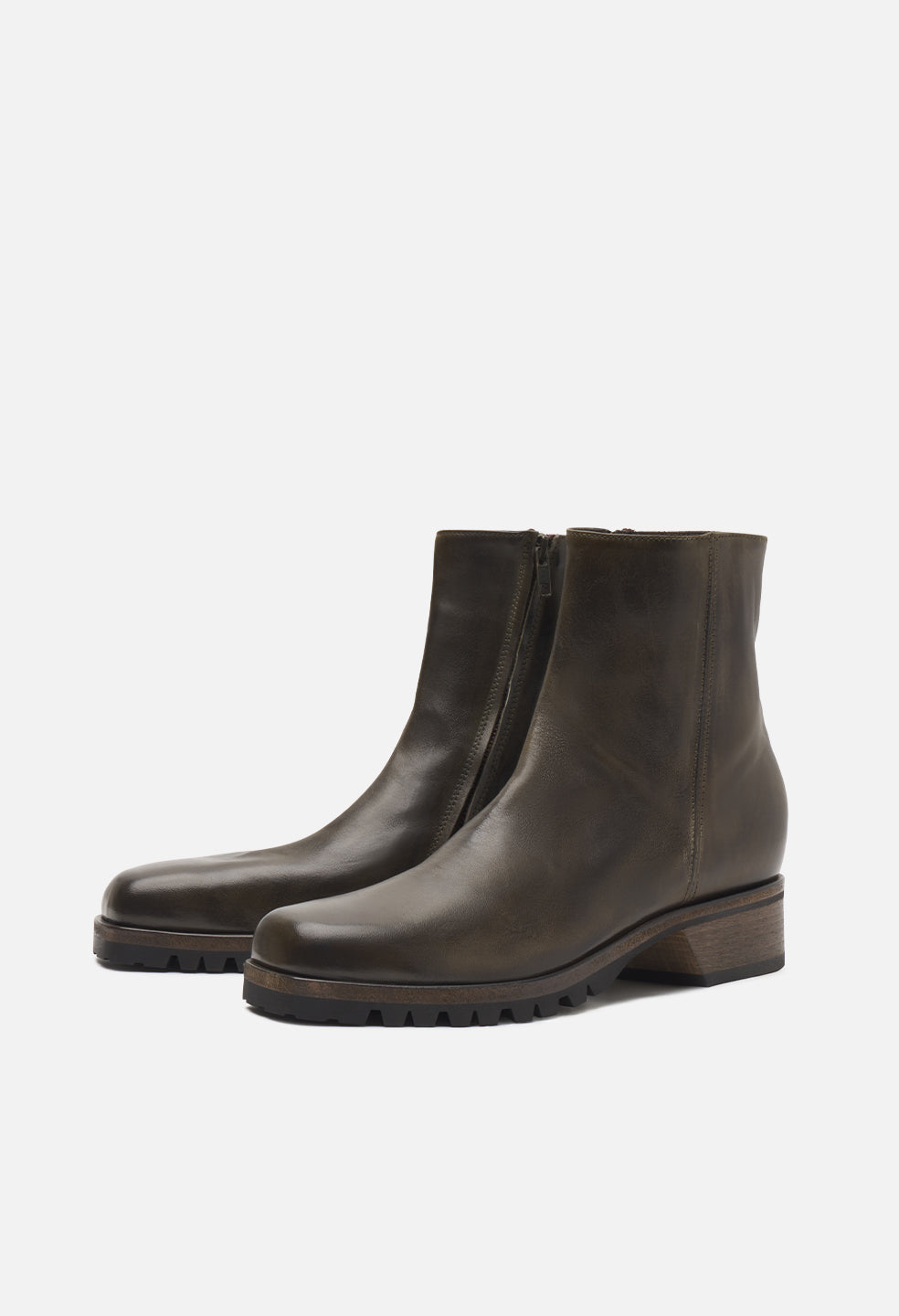 Square Toe Boot / Loden