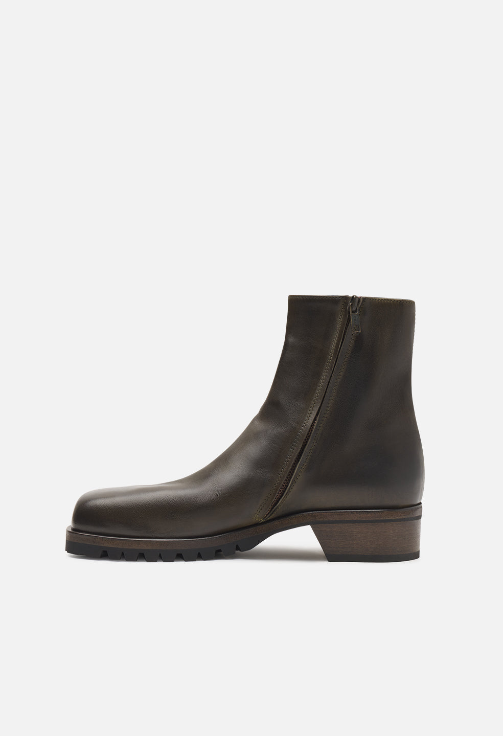 Square Toe Boot / Loden