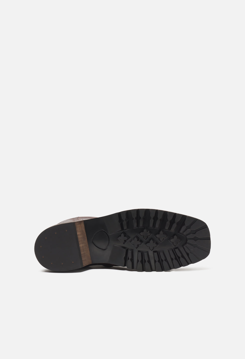 Square Toe Boot / Sepia