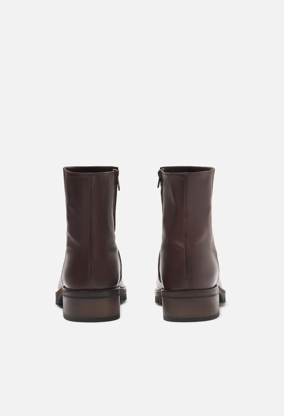 Square Toe Boot / Sepia