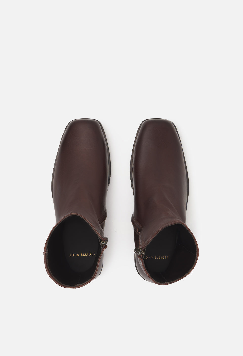 Square Toe Boot / Sepia