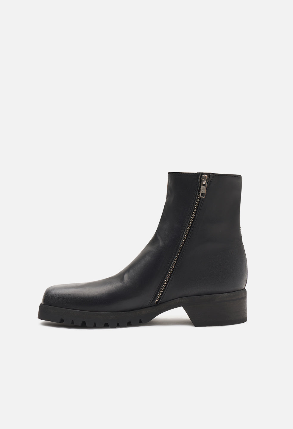 Square Toe Boot / Vintage Black