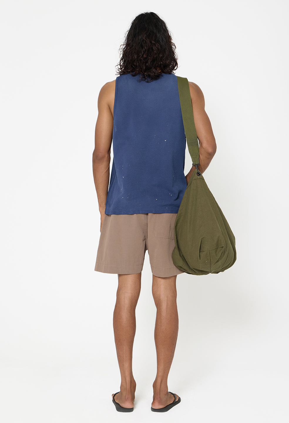 Odeon Mesh Tank / Vintage Navy