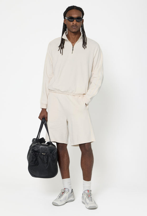 Track Half Zip / Salt
