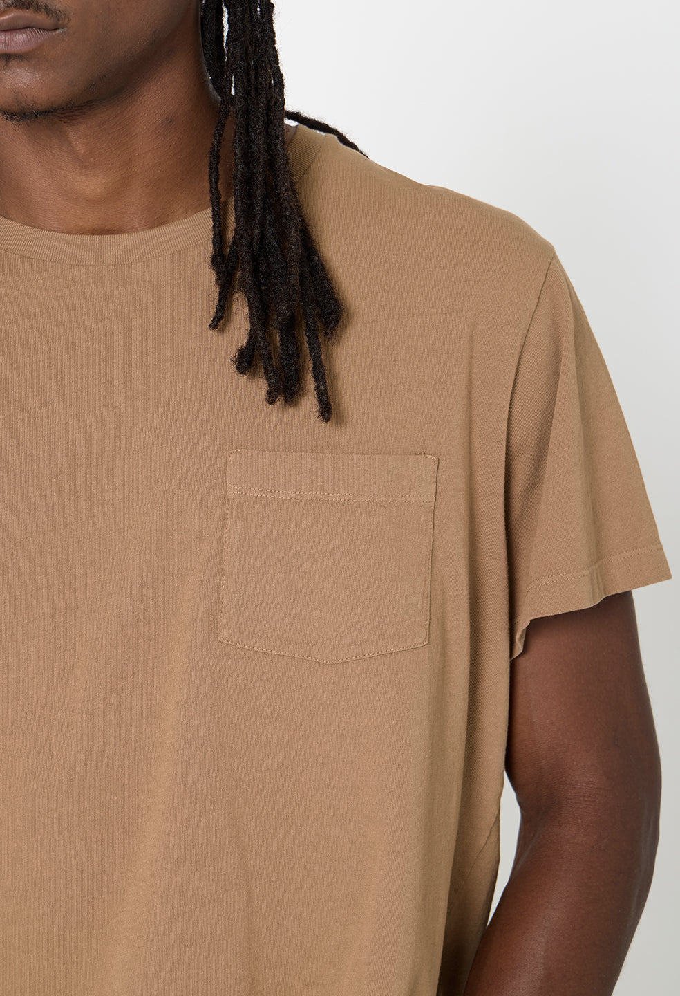 Air Spun Beach Pocket Tee / Latte
