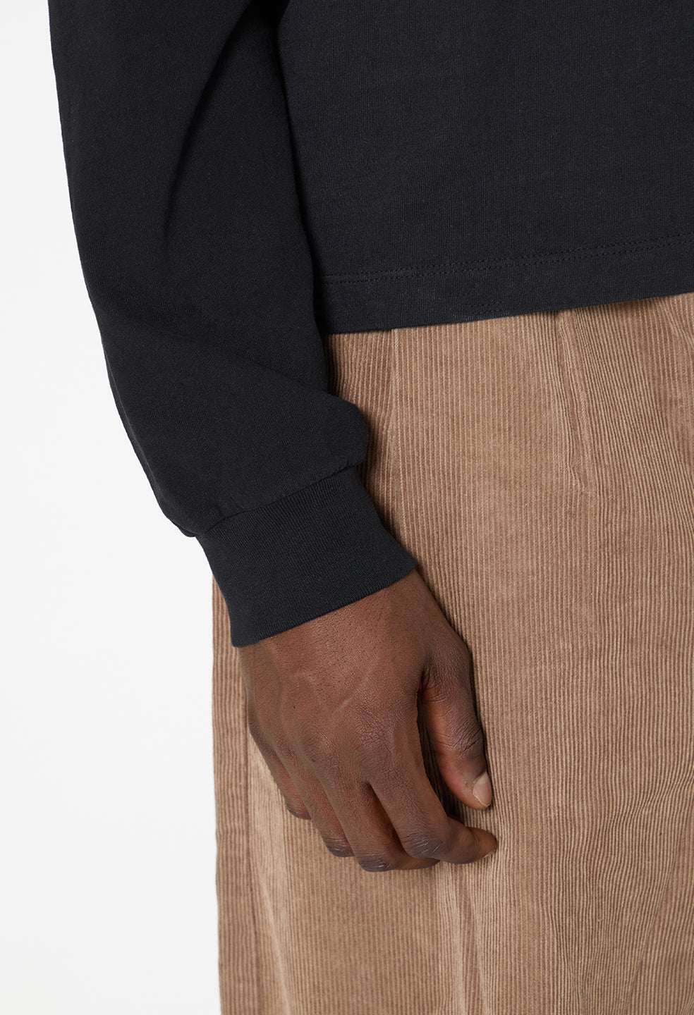Air Spun Henley / Black