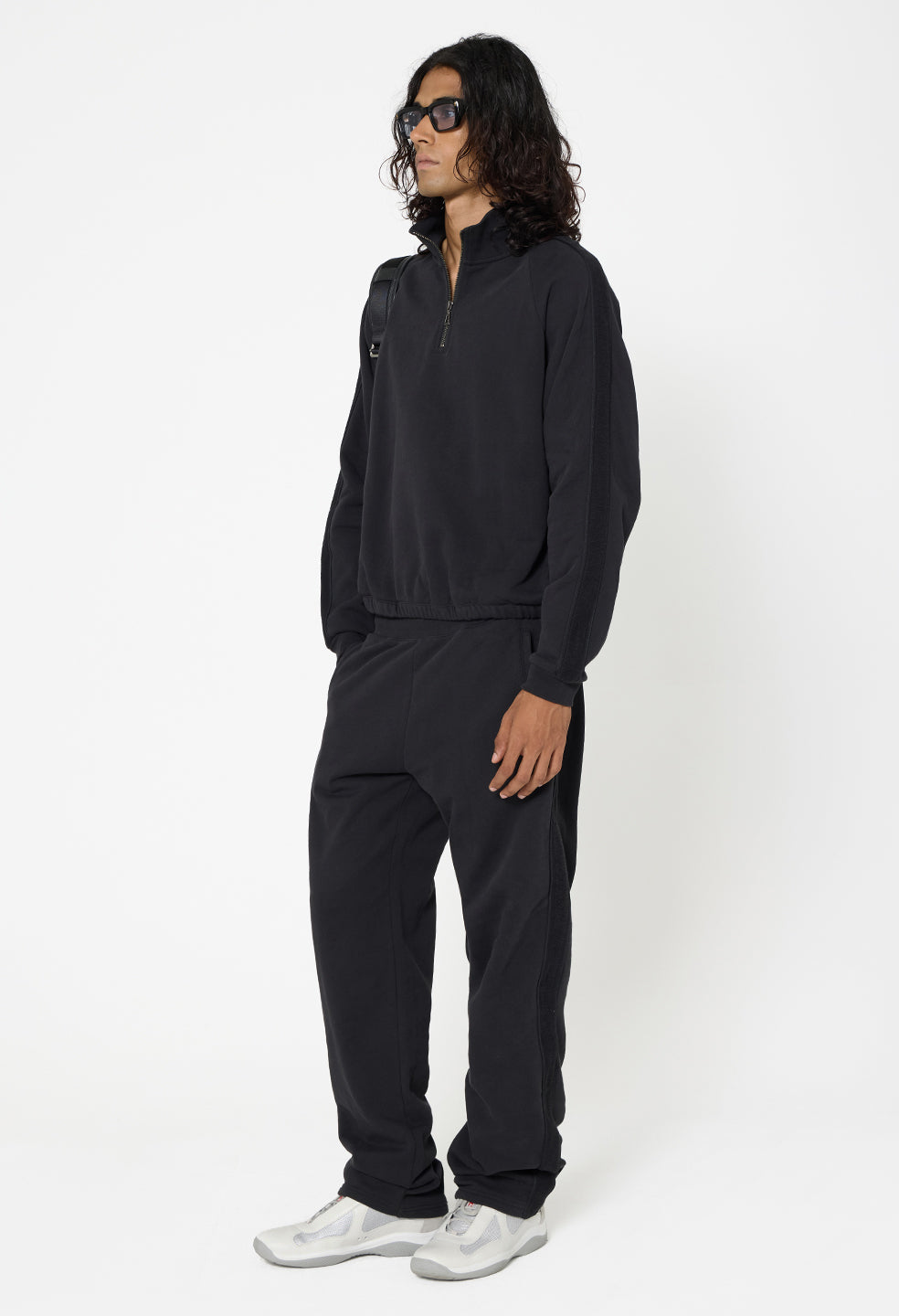 Track Half Zip / Black
