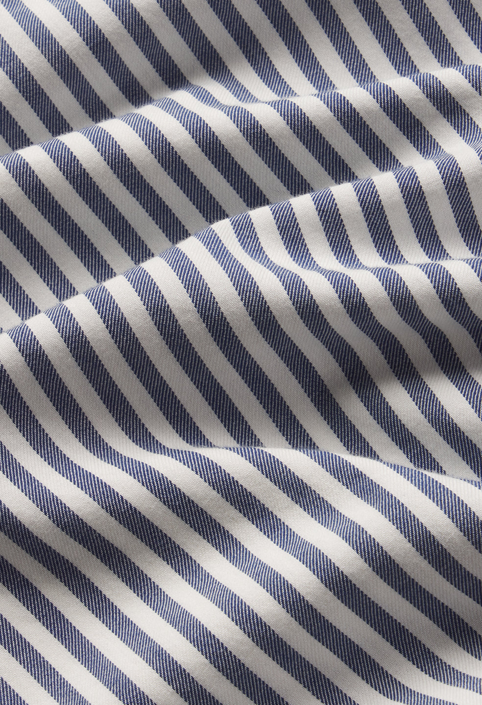 Gallery Snap Shirt / Blue x White Stripe