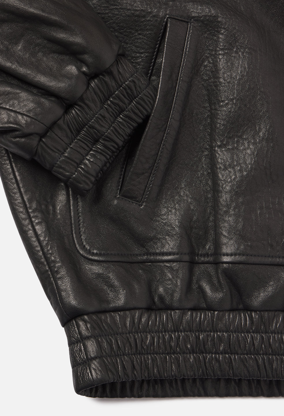 Leather Lautner Jacket / Black