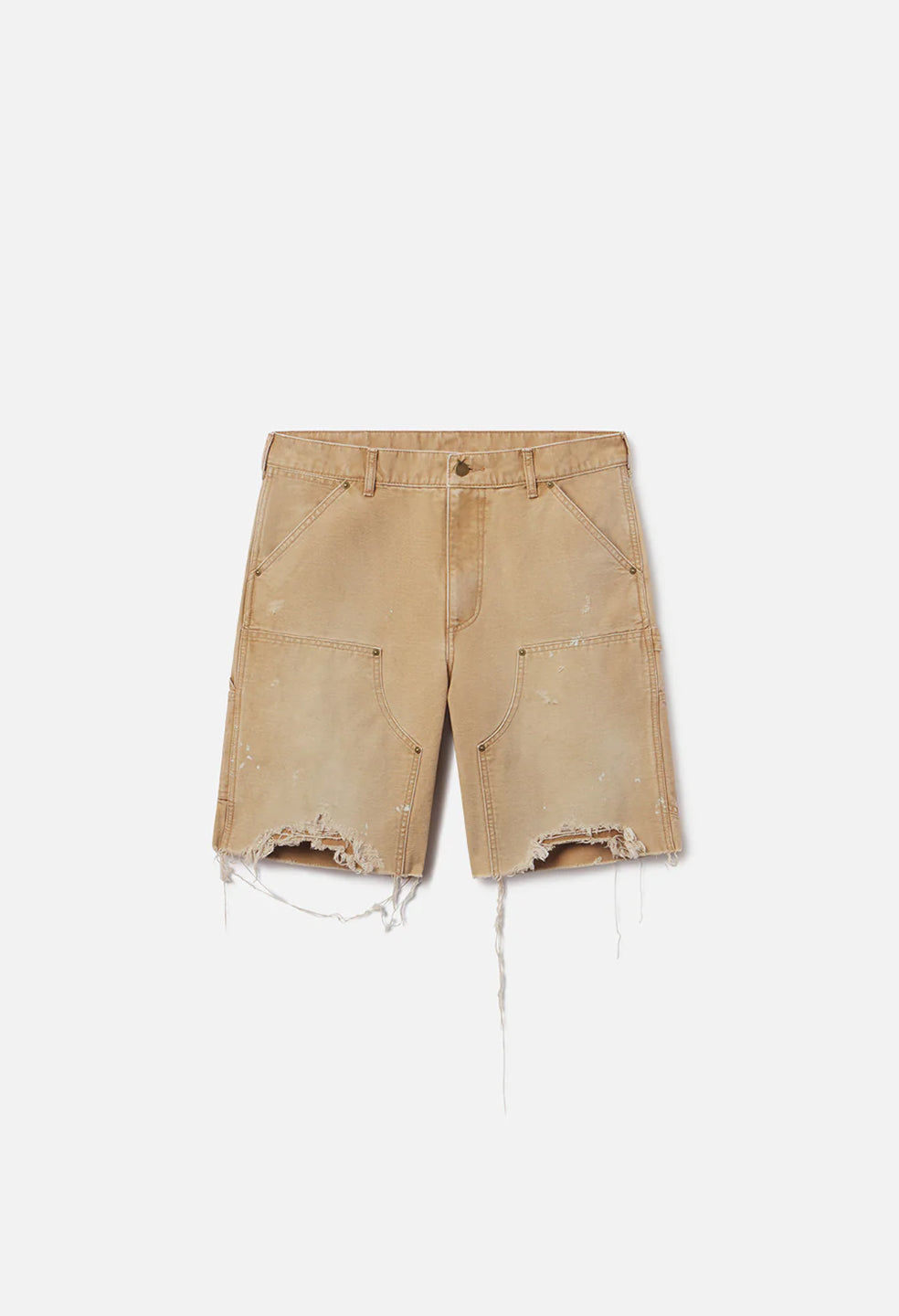 Desert Snow Cut-Off Work Short / Washed Camel