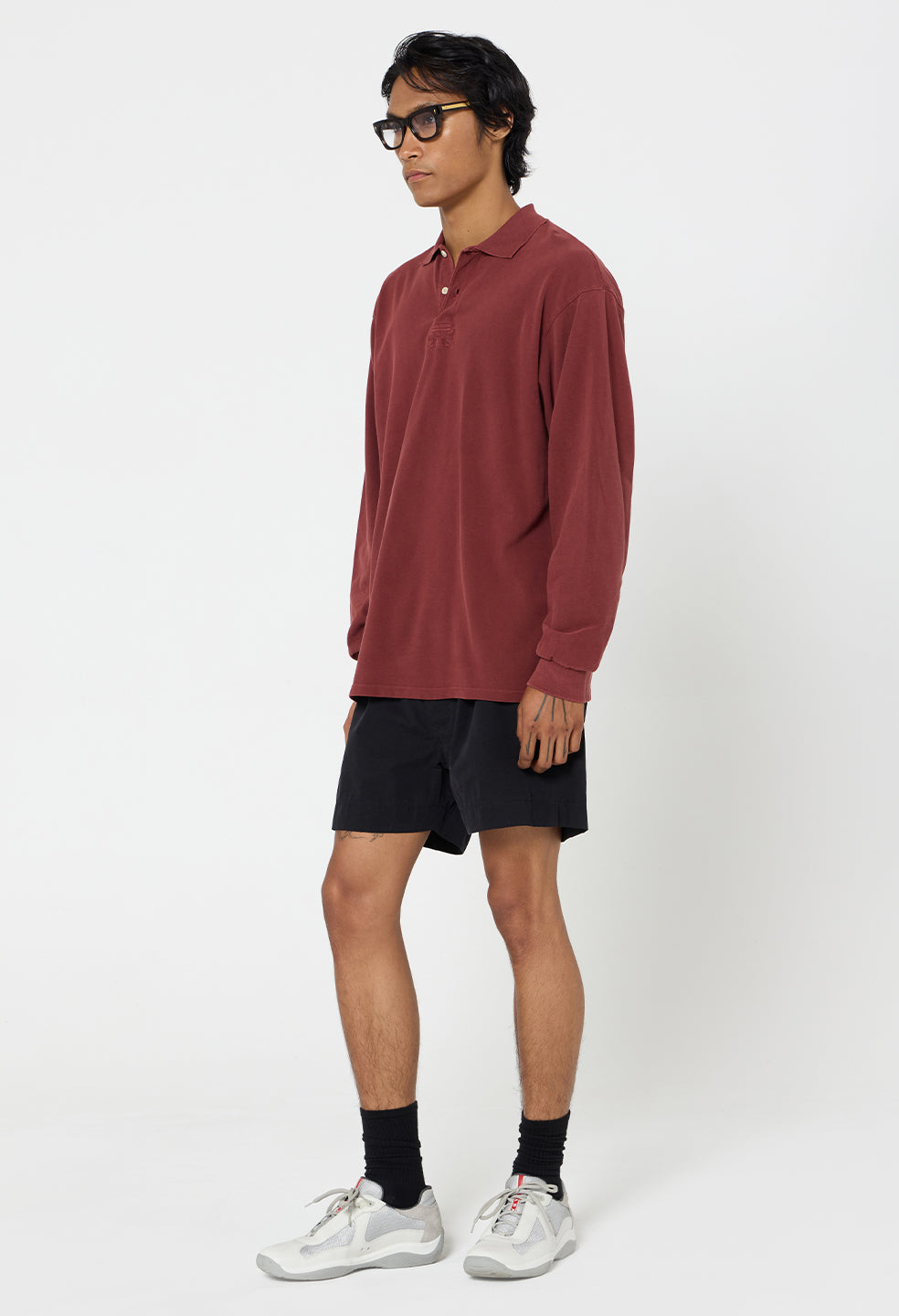 OS Rugby Polo / Washed Oxblood