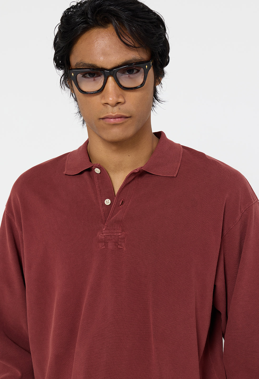 OS Rugby Polo / Washed Oxblood