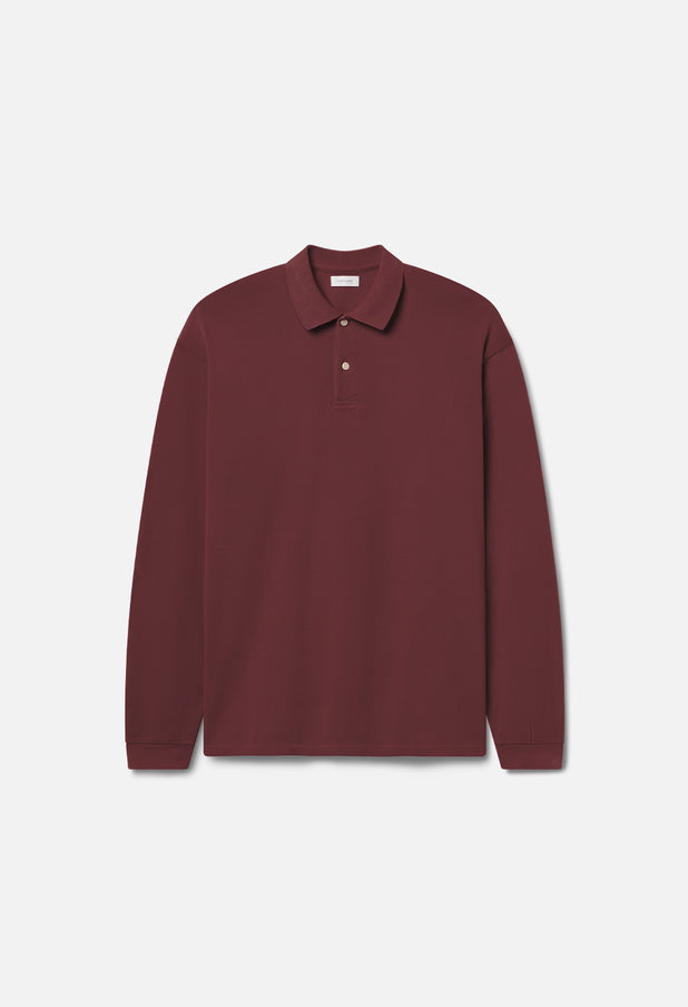 OS Rugby Polo / Washed Oxblood