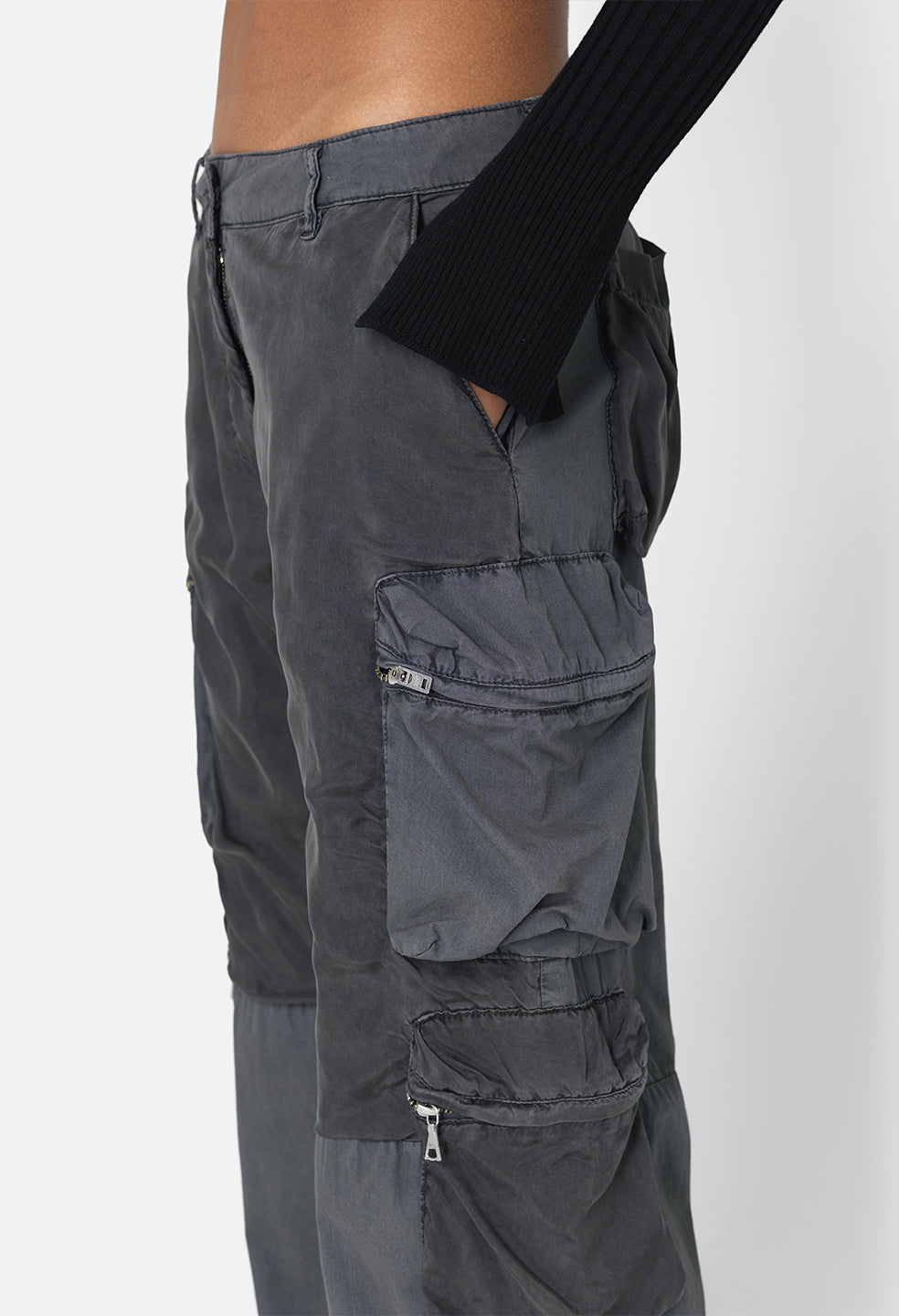 Desi Cargo Parachute Pants- Black – Maliboo