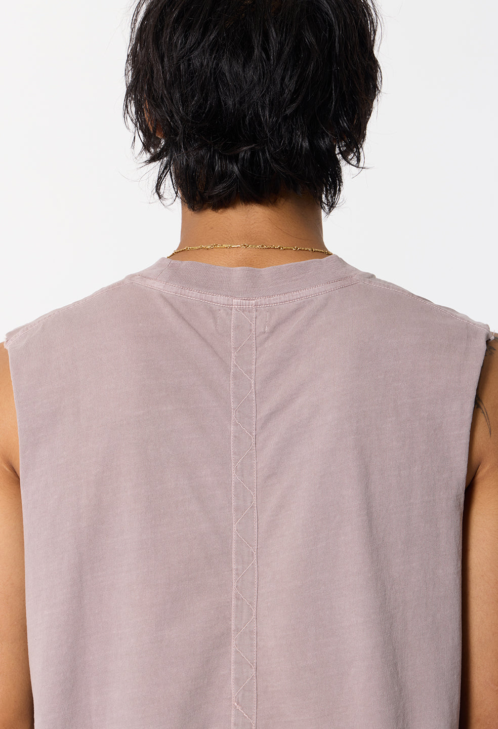 Platoon Cut-Off Tee / Washed Plum