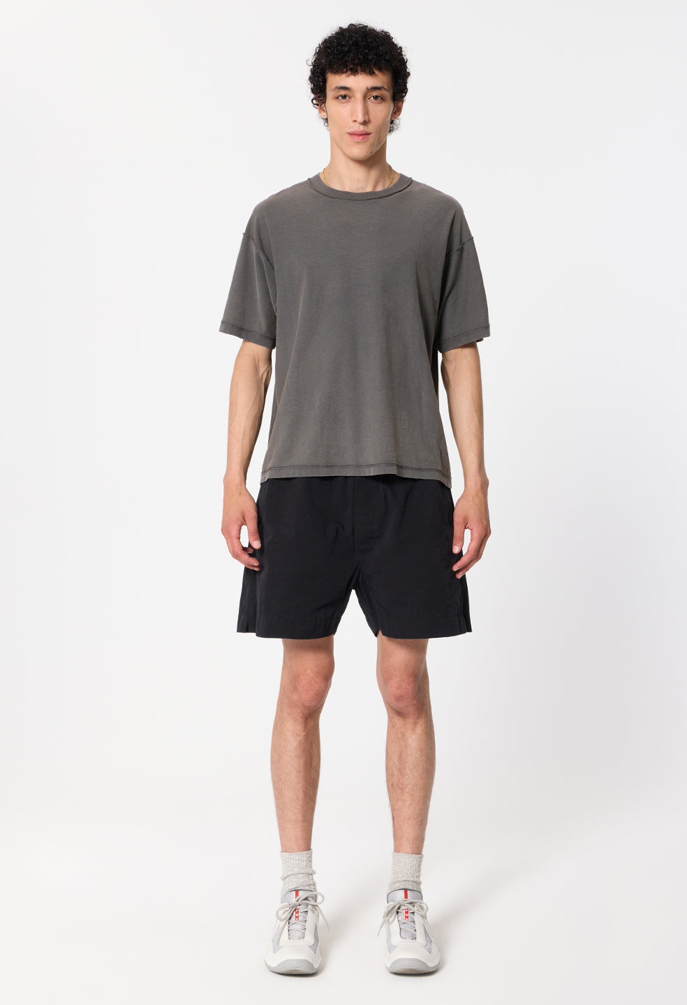 トップス RHC Reversible Tee Summer Reversed Cropped Tee / Washed Black