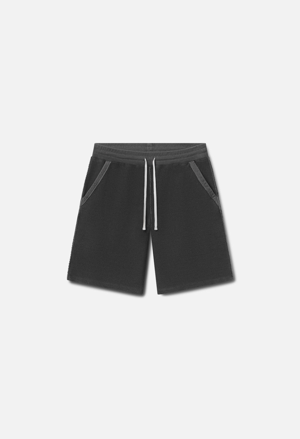 Reverse Terry Shorts / Washed Black