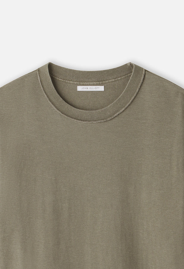 Summer Reversed Cropped Tee / Washed Oak