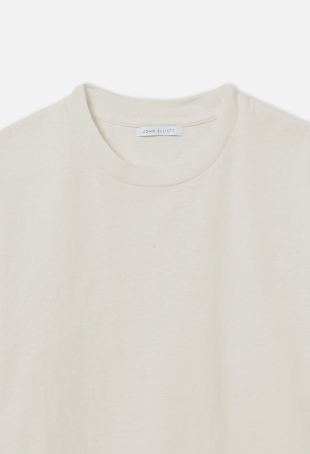 Recycled Cotton Riviera Cropped Tee / Salt