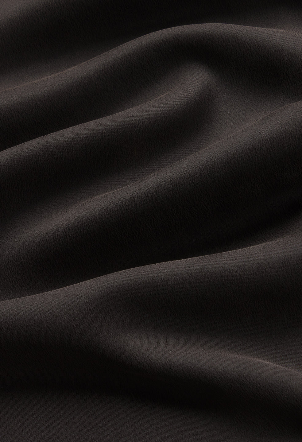 Brushed Silk Button Up / Black
