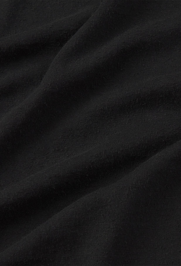Silk Noil Anti-Expo Tee / Black