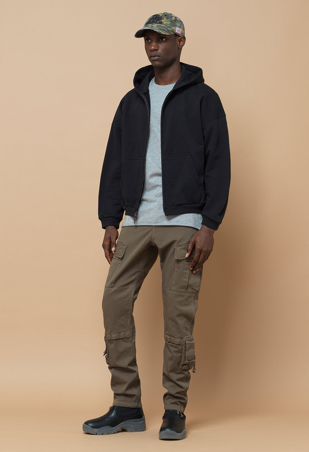 Slim Tactical Cargo / Brown