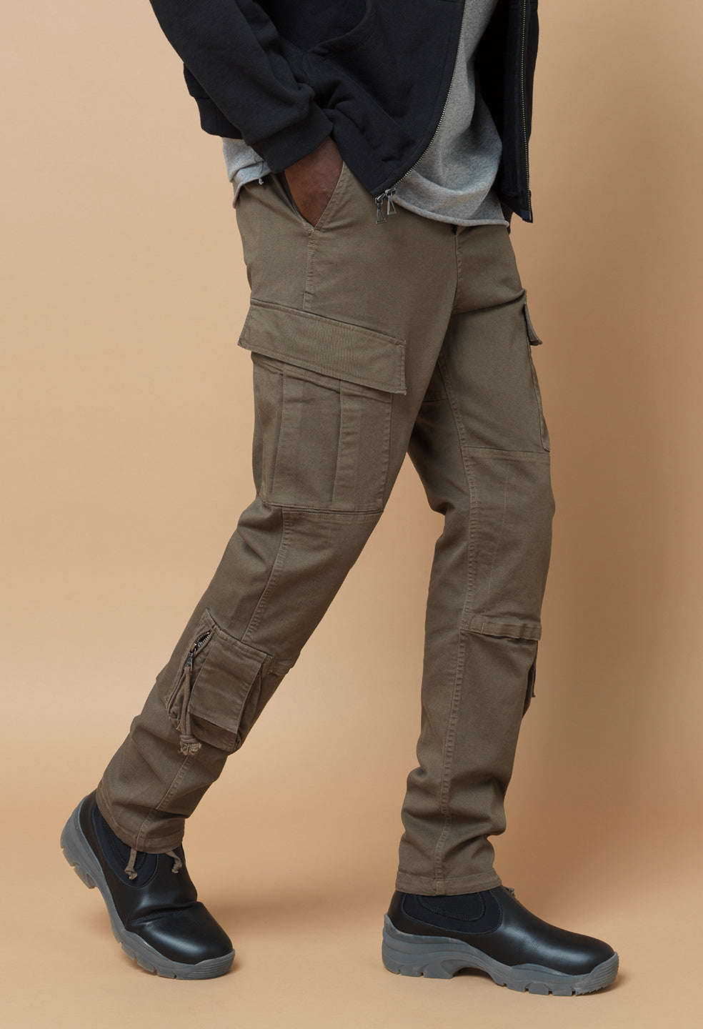 Slim Tactical Cargo Brown - Main Image