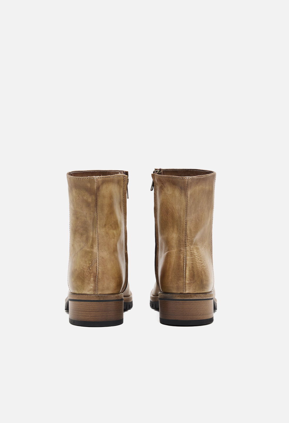 Square Toe Boot / Taupe