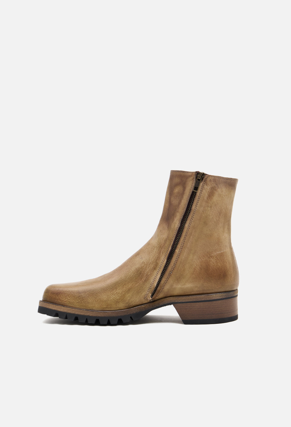Square Toe Boot / Taupe