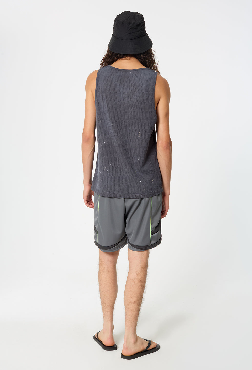 Odeon Mesh Tank / Vintage Black