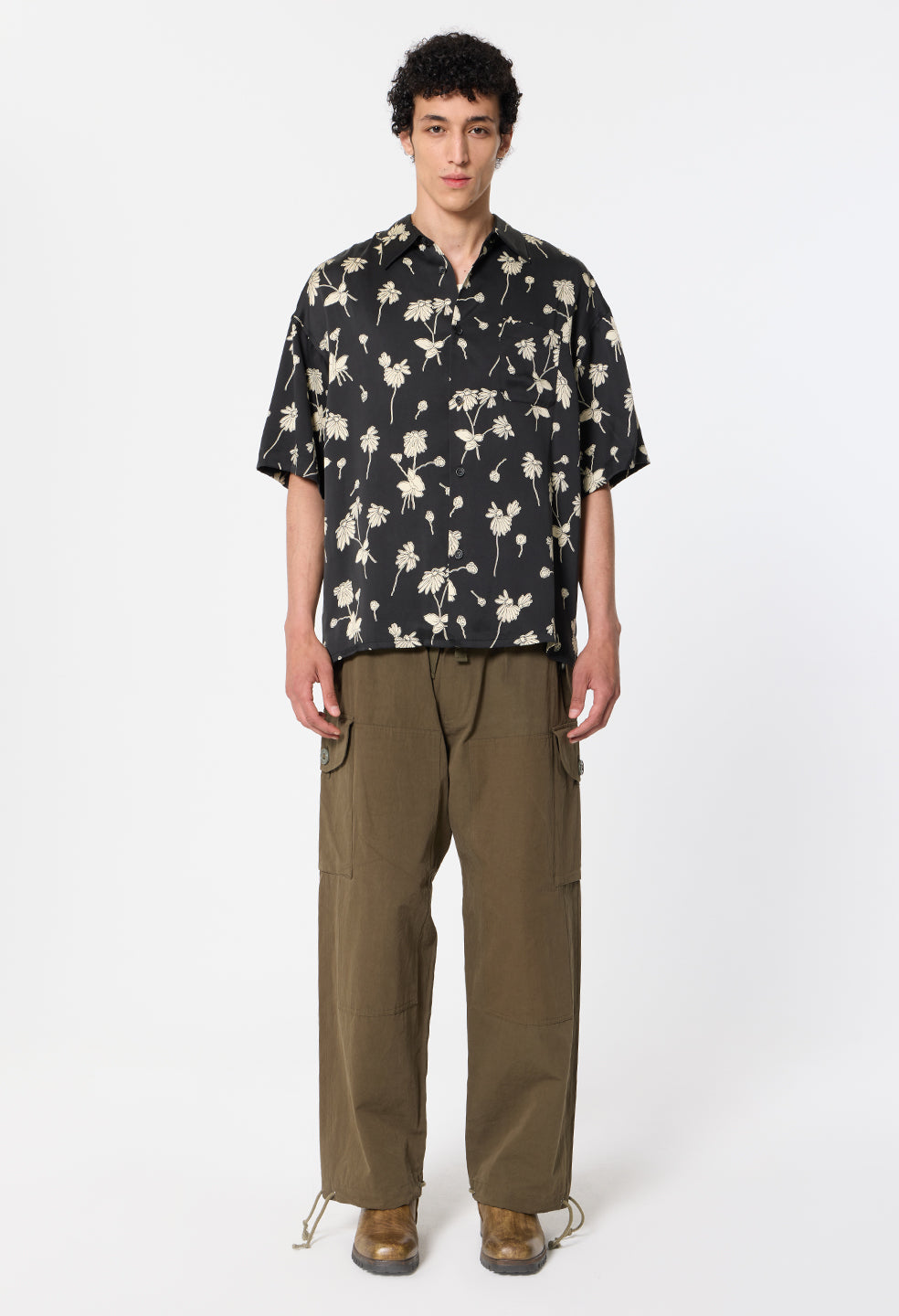 Canopy Cotton Cargo Pants / Olive