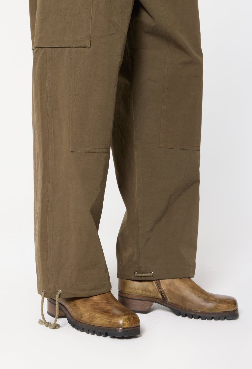 Canopy Cotton Cargo Pants / Olive
