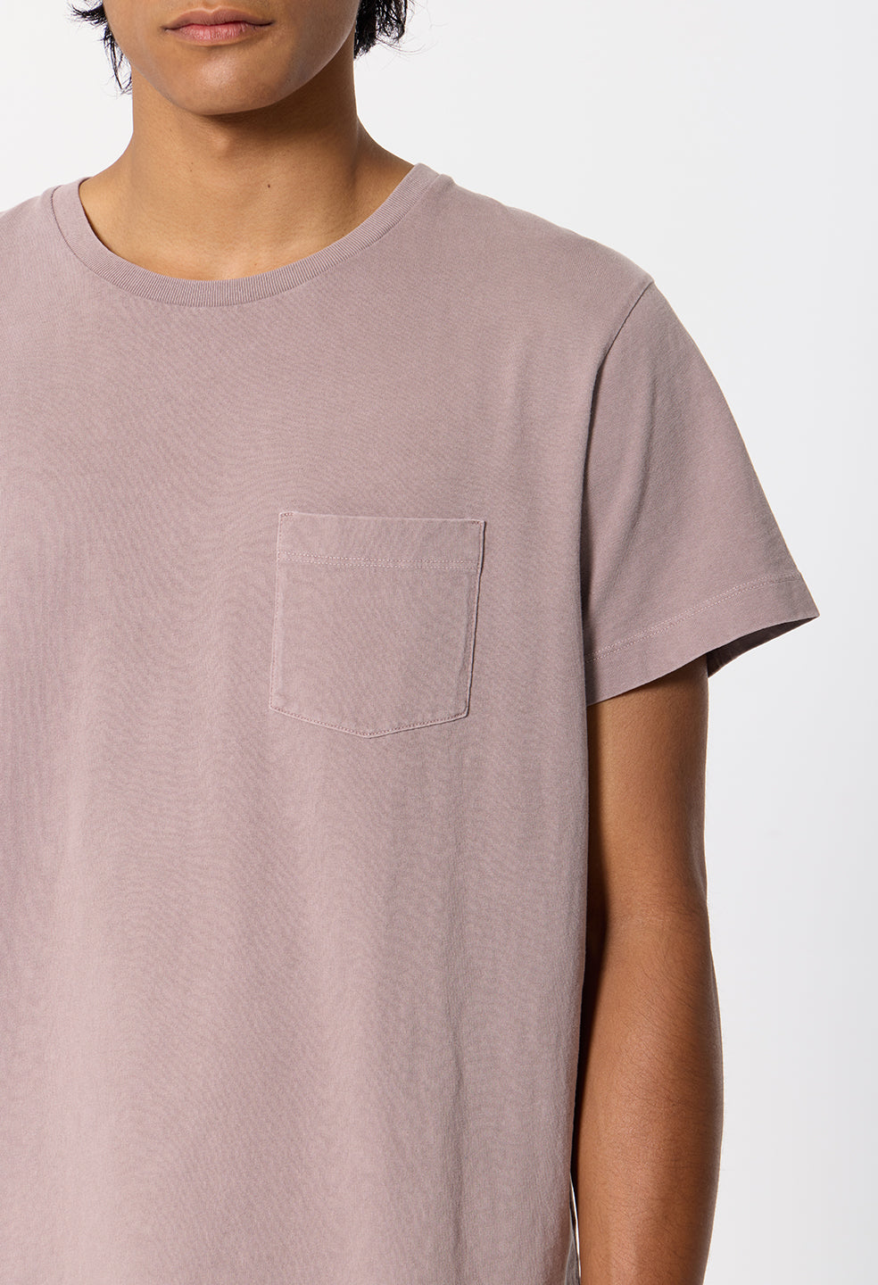 Air Spun Beach Pocket Tee / Plum