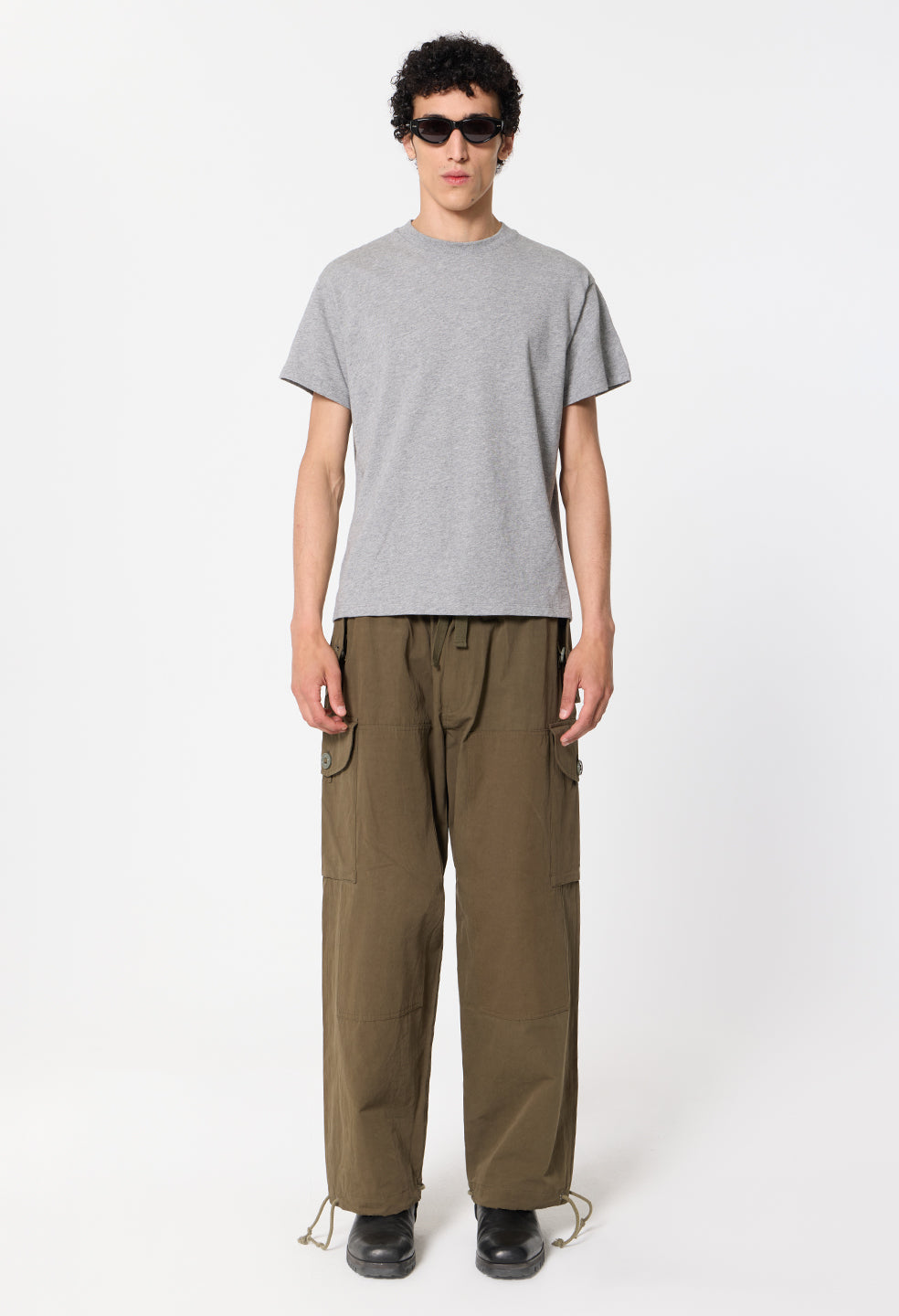 Air Spun Shrunken Tee / Heather Grey