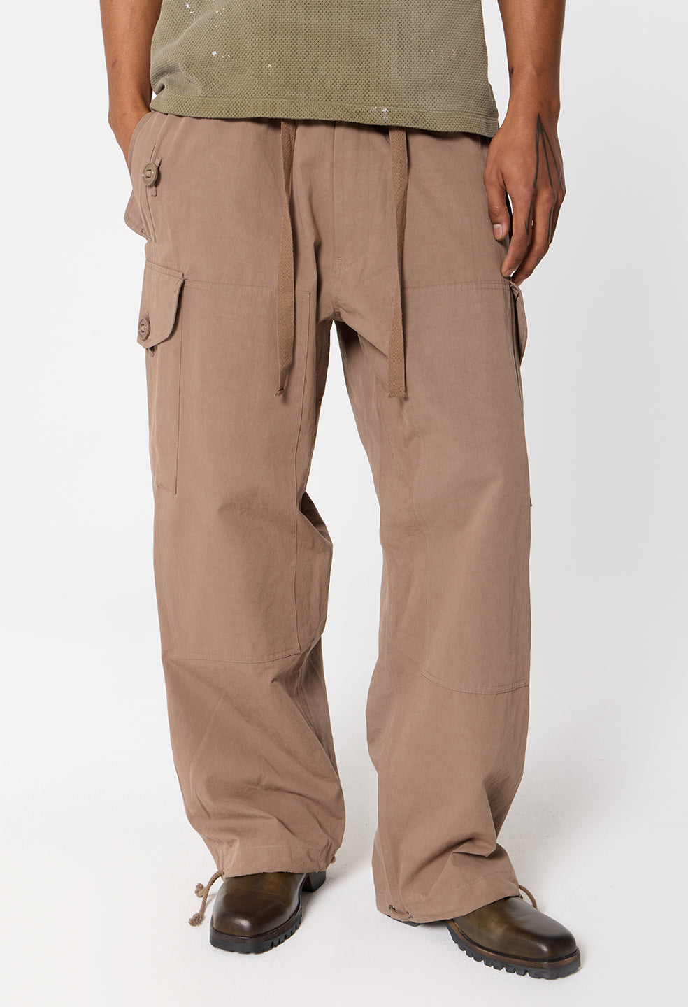 Canopy Cotton Cargo Pants / Drift