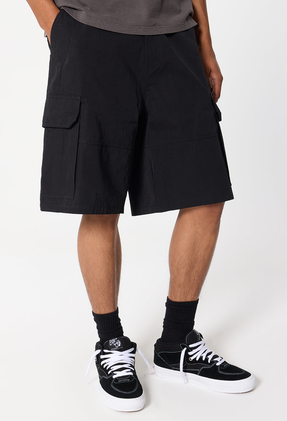 Cotton Southport Cargo Shorts / Black